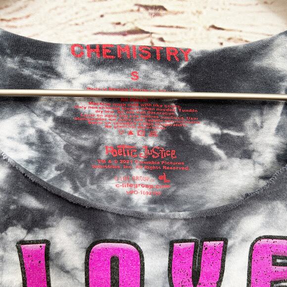 TUPAC SHAKUR Poetic Justice Tie Dye Shirt Sz S - Picture 2 of 3